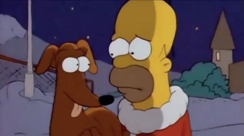 Los Simpson, Ayudante de Santa