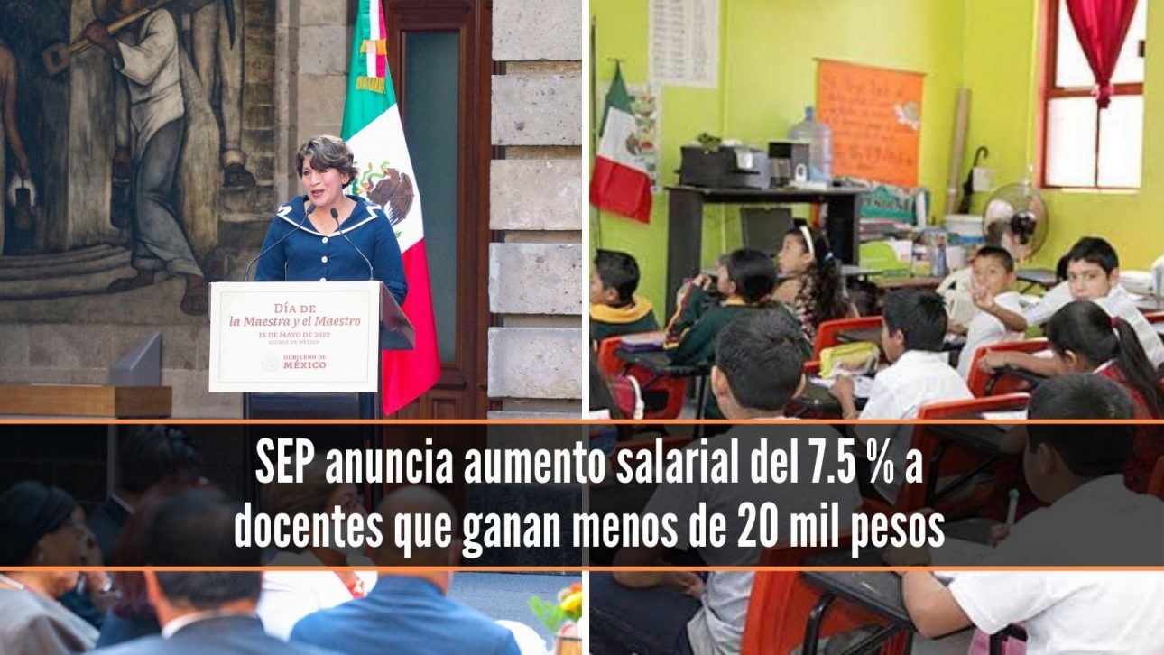 SEP anuncia aumento salarial a maestros