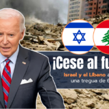 Joe Biden confirma cese al fuego entre Israel y el Líbano